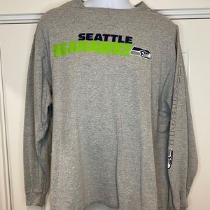 Seattle Seahawks XL Long Sleeve Shirt - Grey UNISEX